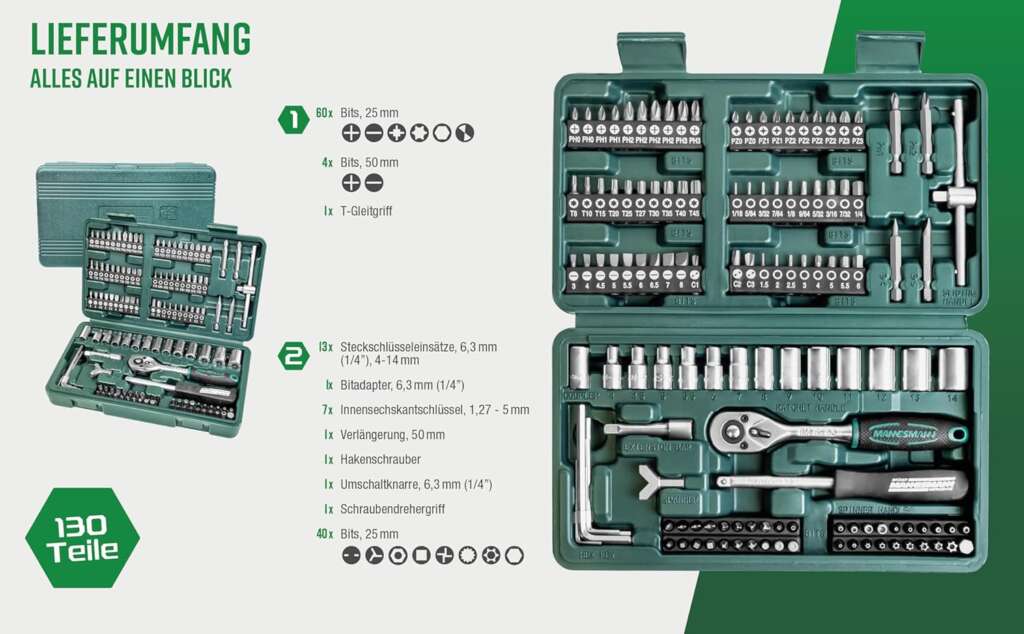 Coffret embouts de vissage Mannesmann