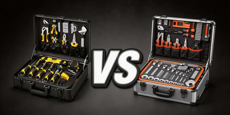 Comparatif détaillé : Stanley STMT98109-1 (142 pièces) vs Meister 8971440 (156 pièces)